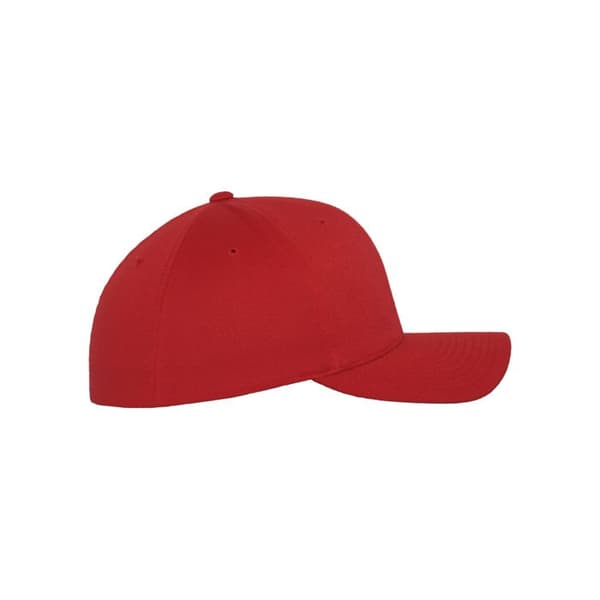 Casquette - Flexfit - Wooly Combed - Ljus Röd - Sportkläder - Unisex
