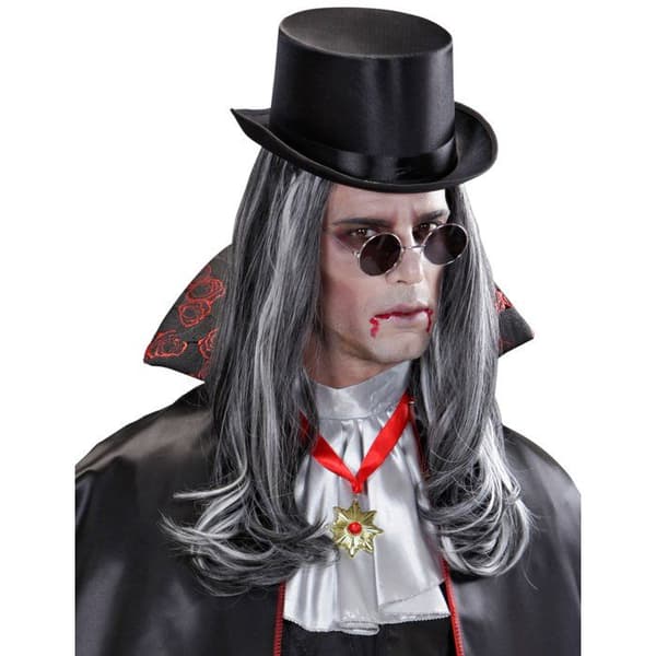 Långb生成化färgad vampyrperruque vuxen Halloween