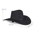 Miniatyrbild 4 av 4: Cowboyhatt för karneval - 10024992-46