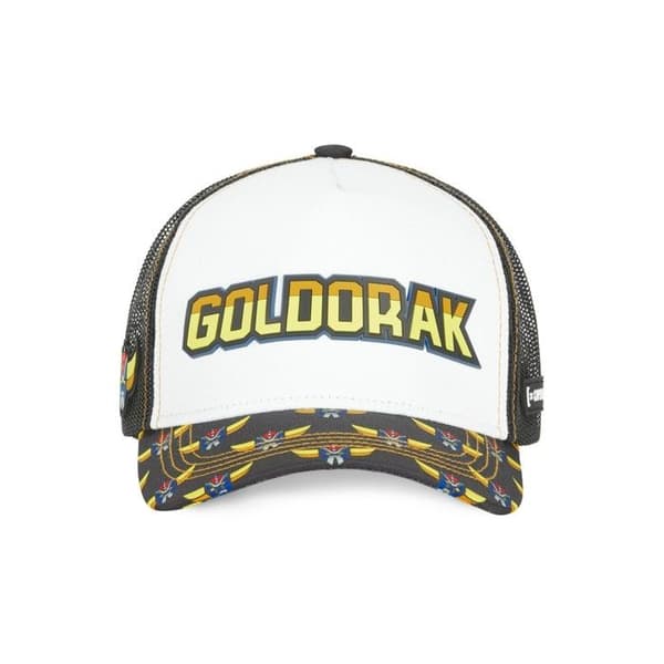 Truckerkeps - CAPSLAB - Grendizer - Justerbar - Vit - Vintage