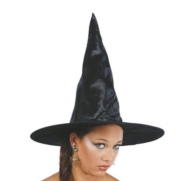 Black Witch Hat - FIESTAS GUIRCA - Kostymaccessoar - Dam - En storlek vuxen