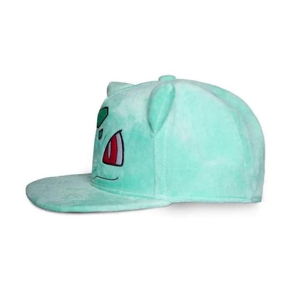 Keps - DIFUZED - Pokemon - Bulbasaur Plysch - Svart - Grön - Vuxen
