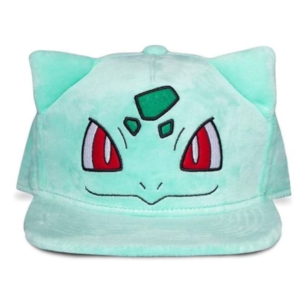 Keps - DIFUZED - Pokemon - Bulbasaur Plysch - Svart - Grön - Vuxen