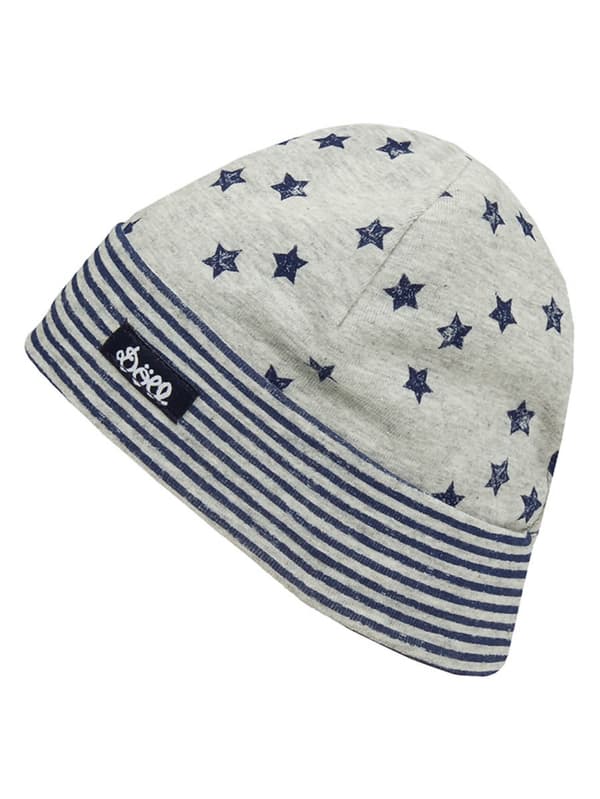 Randig och stjärnig dockhatt för barn
