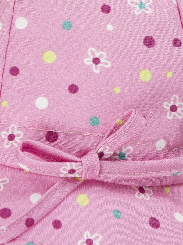 Solhat med bund, pink Döll