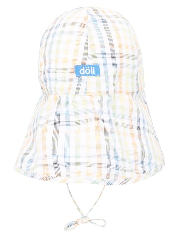Döll kasket med visir og nakkebeskyttelse