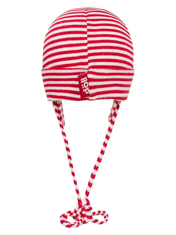 Punainen jerseyneulepipo Döll