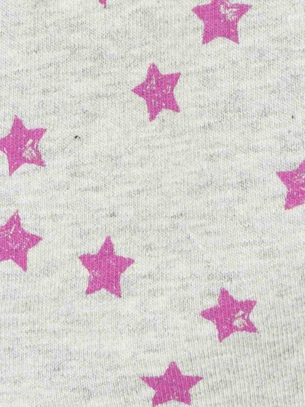 Flickmössa, dubbelsidig med stjärnor, ränder, rosa Döll