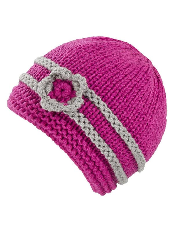 Flickahatt, rosa, Döll