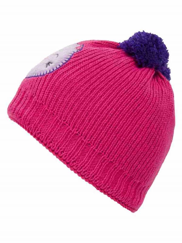 Tytön hattu, pinkki, kissa, Döll