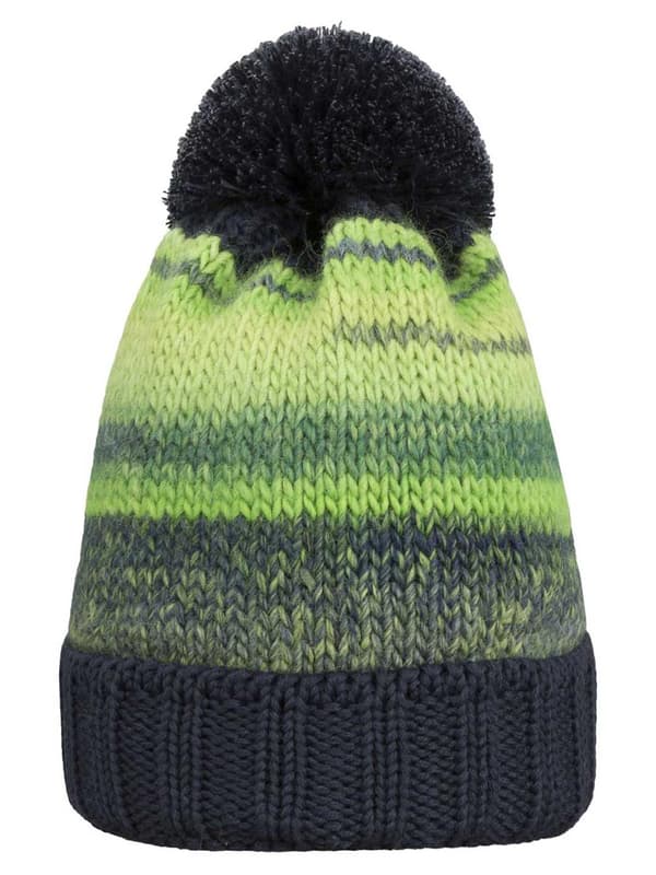 Pojkmössa, grön med pompom Döll