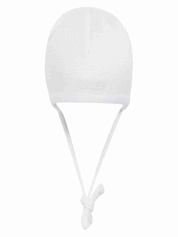 Babyhue, hvid, bundet, Döll