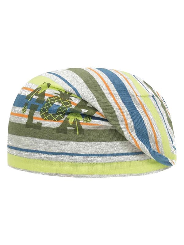 Poikien puuvillapipo, värikkäät raidat, Aloha, Döll