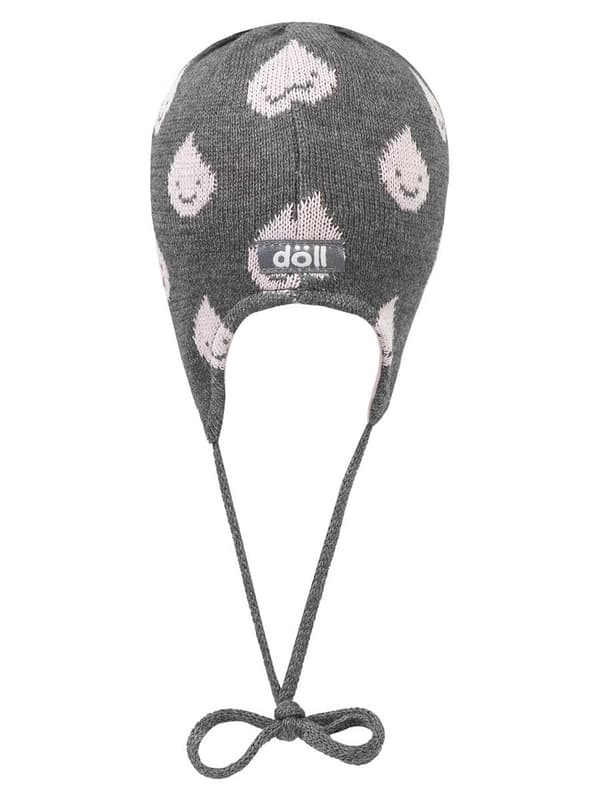 Flickahatt, grå, Döll