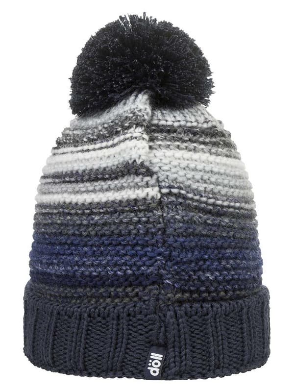Marinblå pojkmössa med pompom Döll
