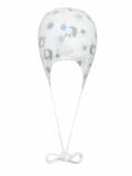 Miniatyrbillede 3 af 6: Babyhue, dobbeltsidet, hvid, striber, elefanter, bundet, Döll
