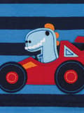 Miniatyrbild 3 av 3: Pojkmössa, blå, ränder, bil, Döll