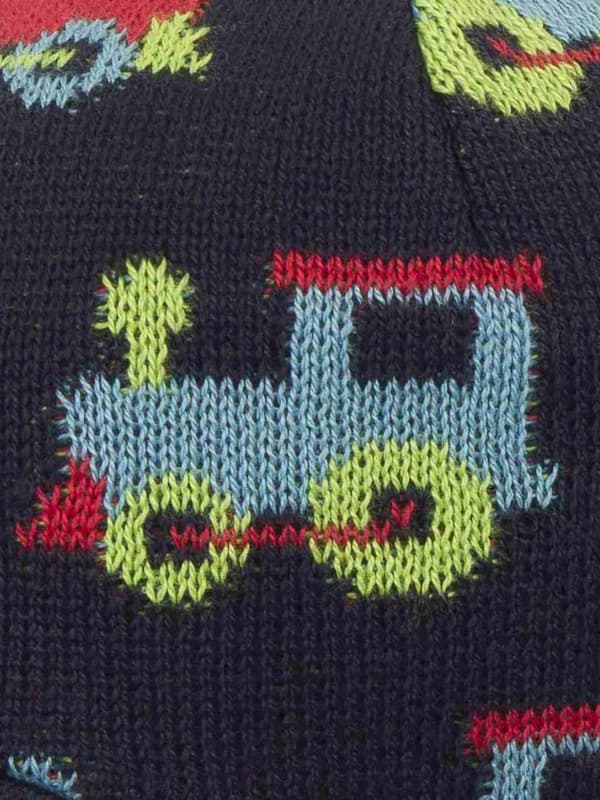 Drengehue, marineblå, choo choo, Döll