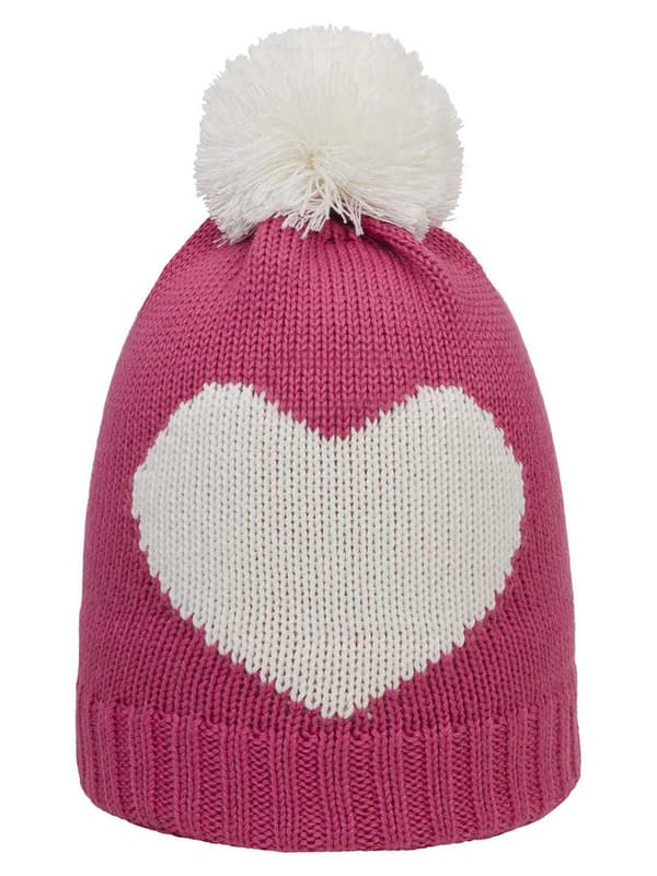 Pigehue med pompon, lyserød, Döll