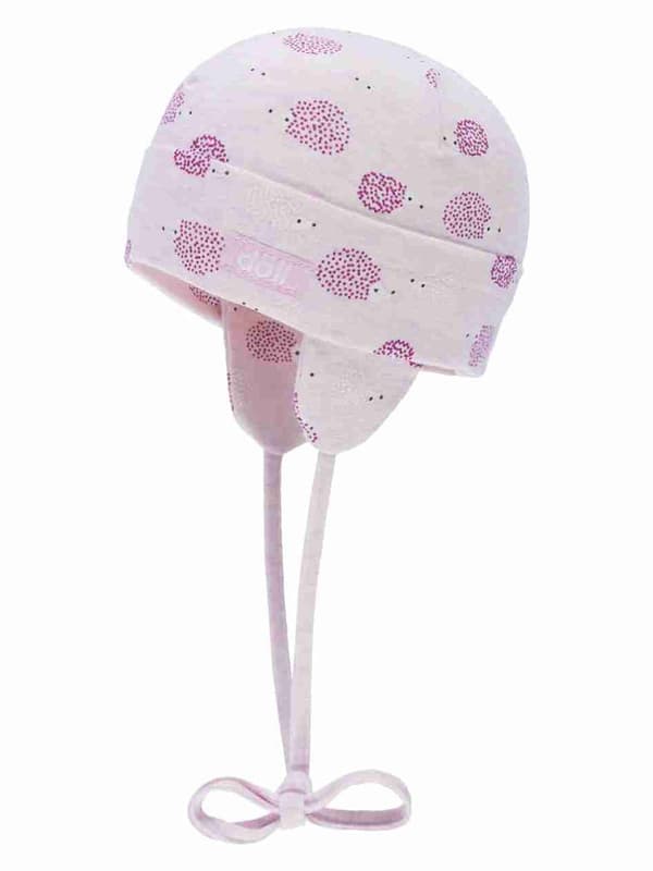 Tyttöjen solmittava myssy, pinkki, Döll