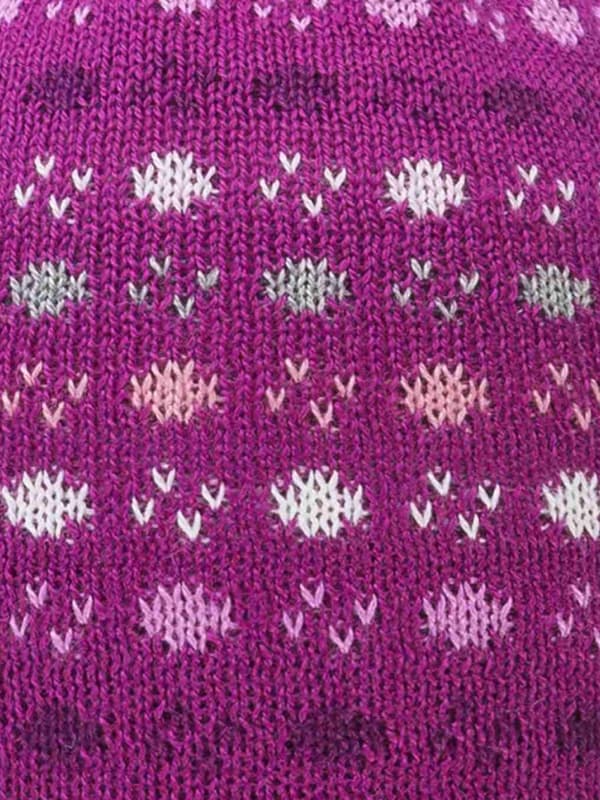 Flickahatt, rosa, mönster, Döll