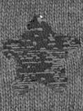 Miniatyrbild 3 av 3: Flickahatt, grå, dubbelsidiga paljetter, Döll