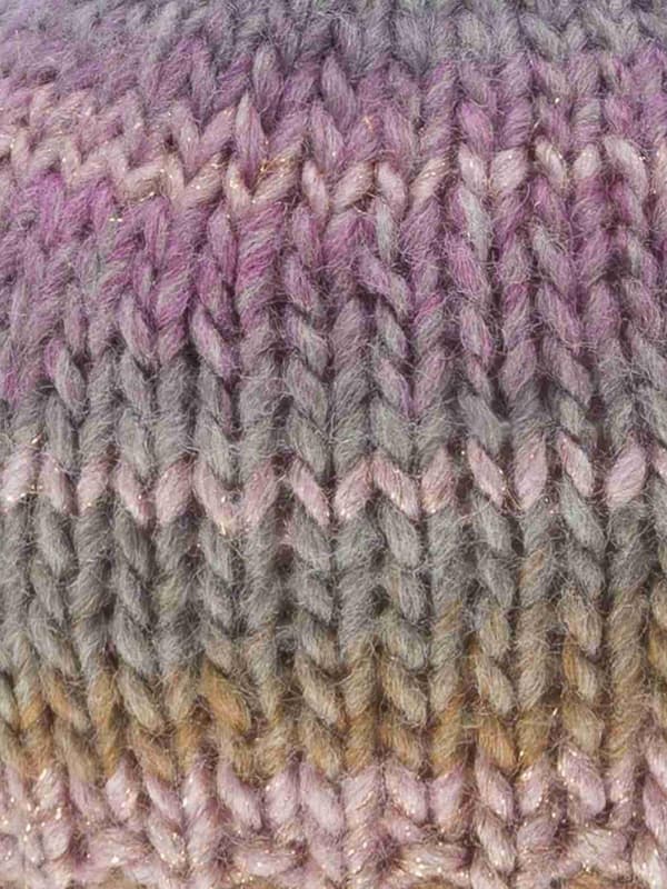 Tytön hattu, pinkki ja violetti, Döll