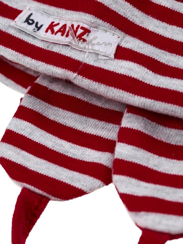 Babymössa knuten röd Kanz