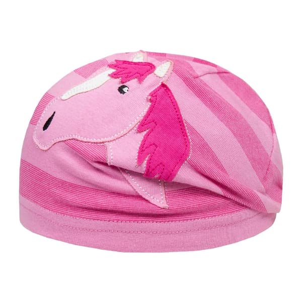 Tyttöjen pinkki yksisarvispipo Döll