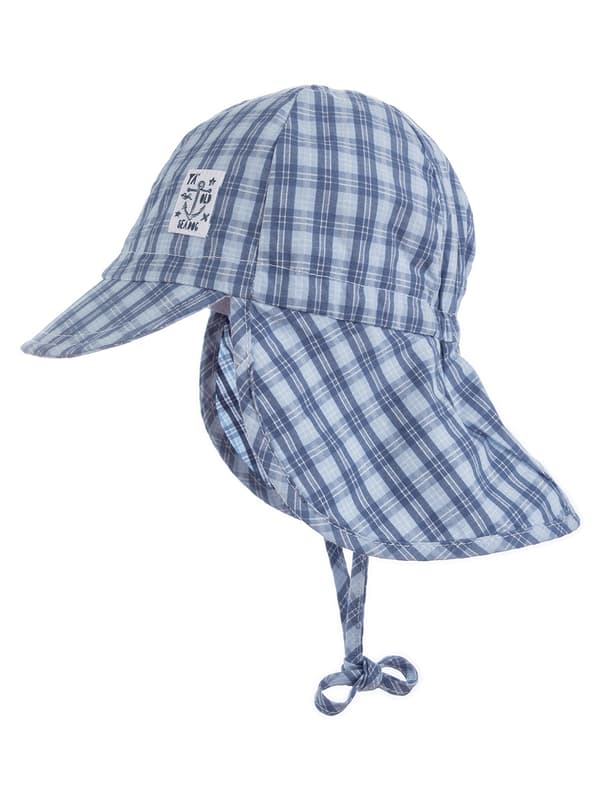 Döll snörkeps med visir och nackskydd