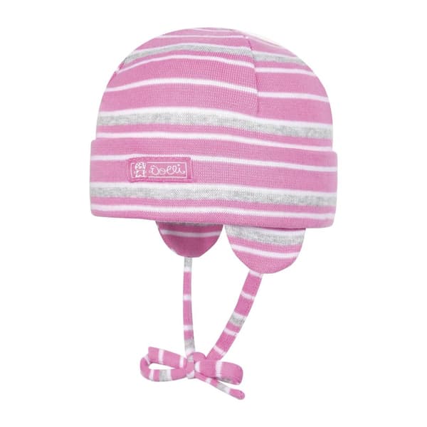 Barnmössa knuten rosa Döll
