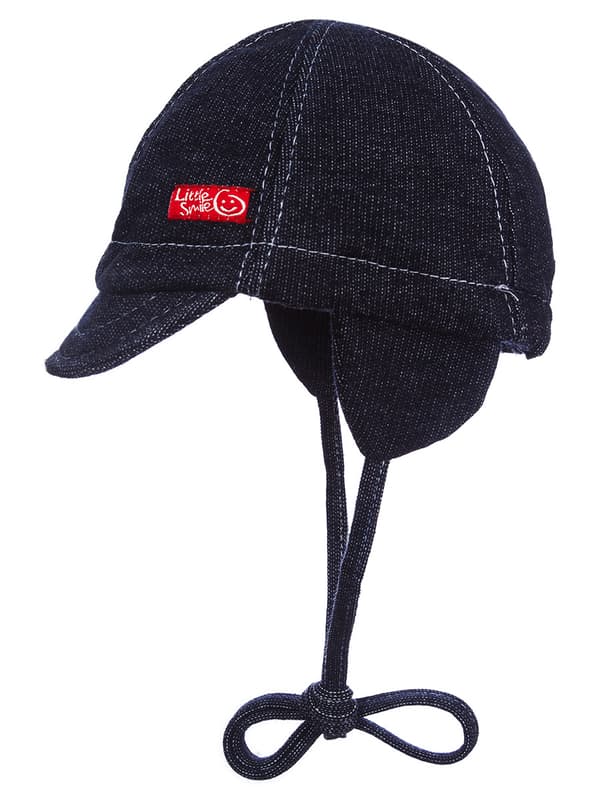 Stickad denimmössa Döll