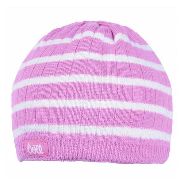 Tyttöjen neulottu pipo pinkki Döll