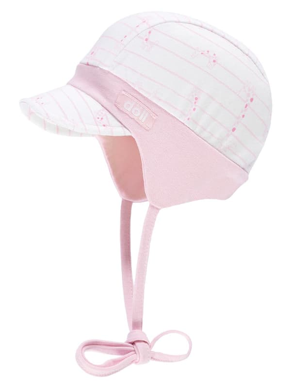 Kirahvi jerseyneulepipo pinkki Döll