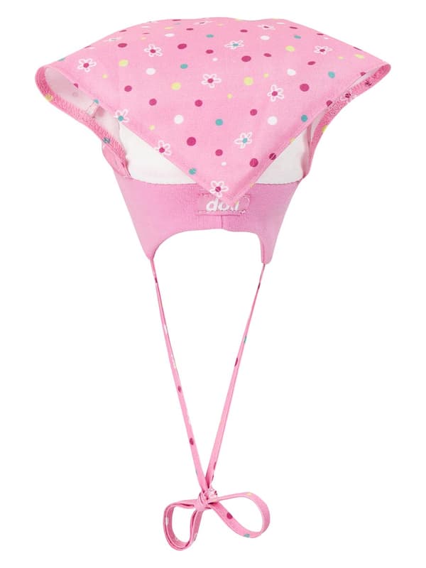 Keps med bandana med visir och snöre, rosa Döll