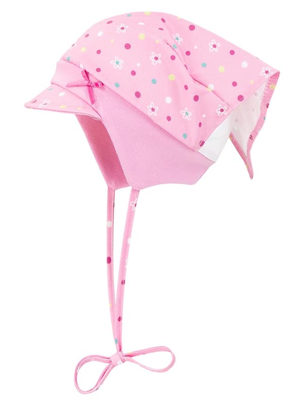 Kasket med bandana med visir og snor, pink Döll