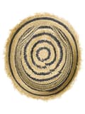 Miniatyrbild 2 av 3: Stråhatt med fedora, svart Döll