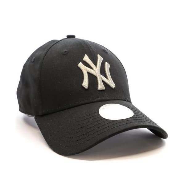 Wmns metallic logo 9forty neyyan blkmts keps - New era