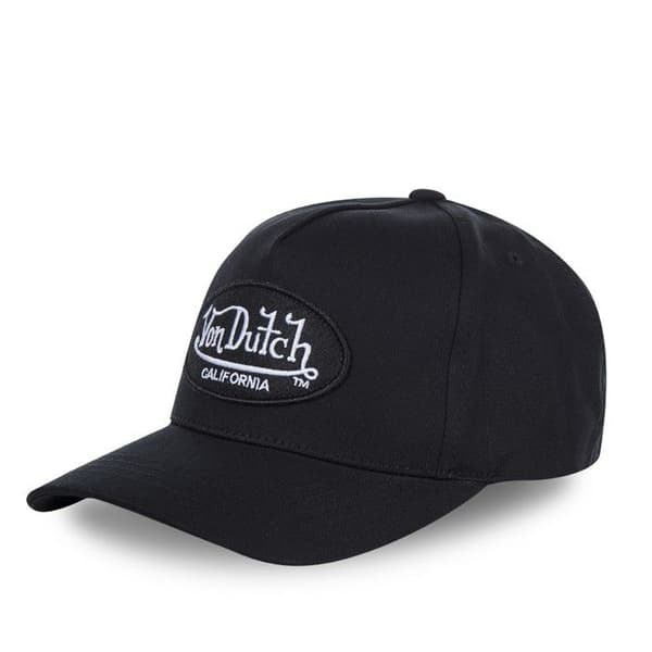 Von Dutch Keps för män och kvinnor 100 % bomull, LOFB baseballkeps, justerbar - svart (huvudomkrets 55,5 till 60 cm)