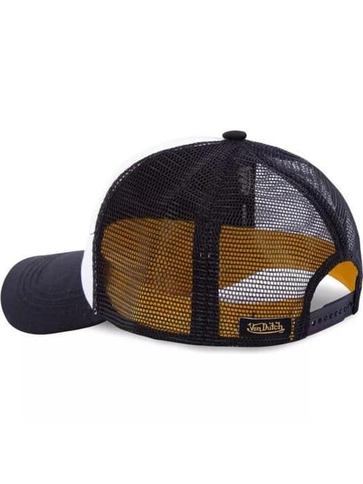 Von Dutch Keps för män och kvinnor, FLYING EYE truckerkeps, justerbar med snapback - svart (huvudomkrets 55,5 till 60 cm)