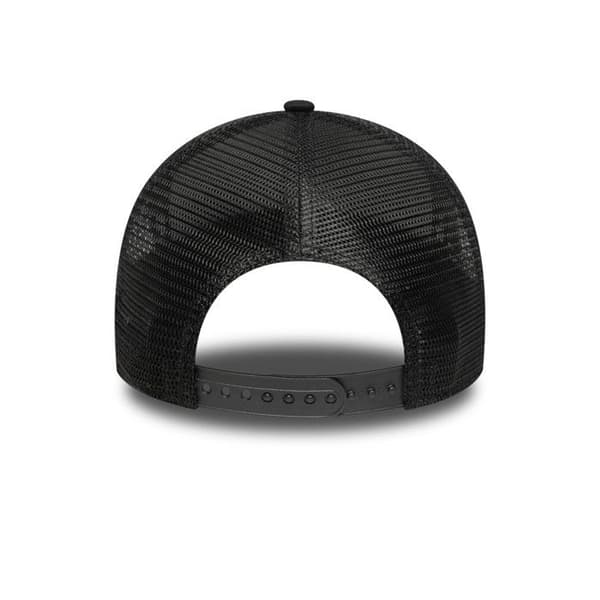 Casque New Era 9FORTY A-Frame Trucker Justerbar Paris Saint-Germain Fotboll Officiel Tonal Svart
