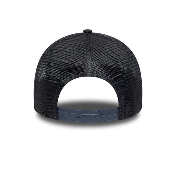 Casquette New Era 9FORTY A-Frame Trucker Justerbar Paris Saint-Germain Fotboll Officiell Tonal Mörkblå