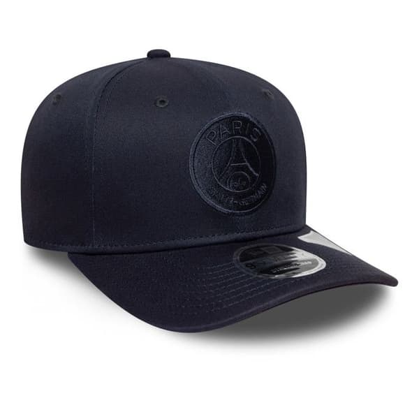 Casquette New Era 9SEVENTY Justerbar Stretch Snap Paris Saint-Germain Fotboll Officiell Tonal Mörkblå