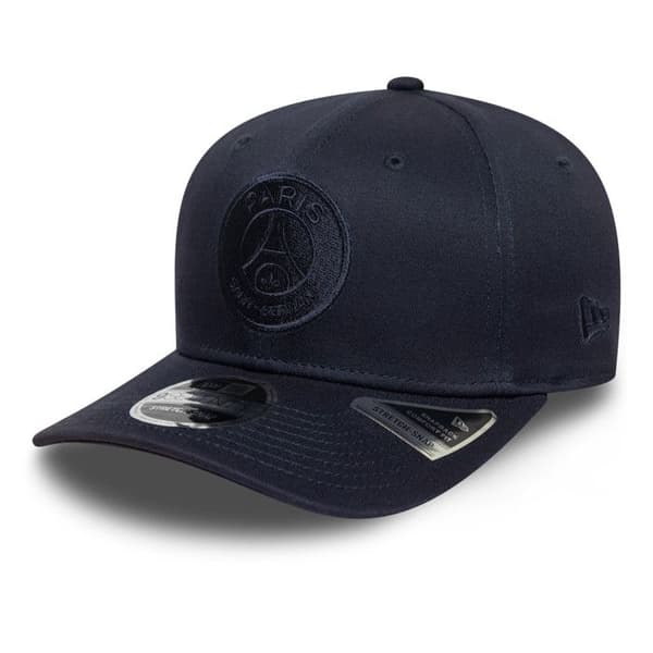 Casquette New Era 9SEVENTY Justerbar Stretch Snap Paris Saint-Germain Fotboll Officiell Tonal Mörkblå