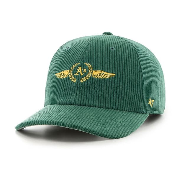 Basebollkeps - 47Brand - Oakland Athletics - Sky High Clean - Grön - Vuxen