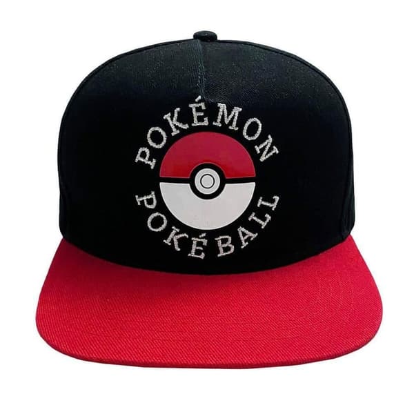 Keps unisex Pokémon Trainer 58 cm Svart Röd One size