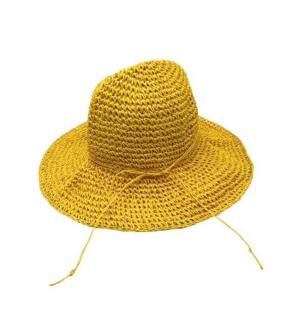 Weaved bucket hat with a small bow - multiple lovely colors