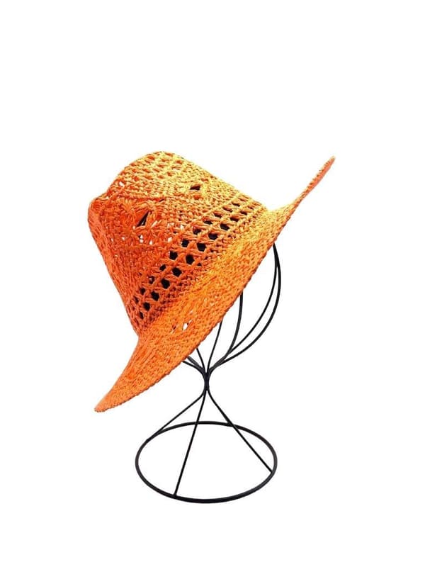 Cowboy hat in macramé style - 2 colors