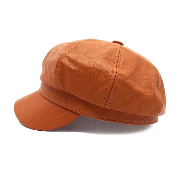 Faux leather cap - 3 colors