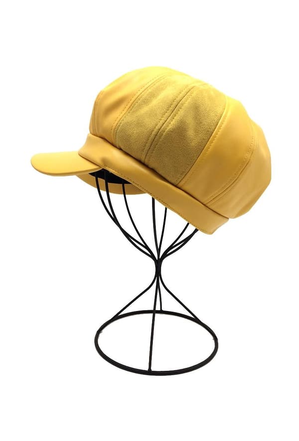 Faux leather cap - 3 colors